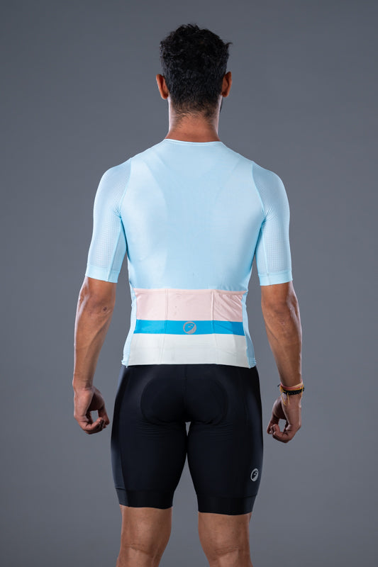 Men's Elite fit Ice Cycling Jersey backside view