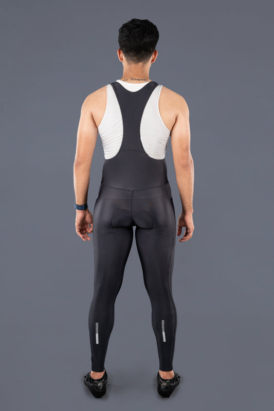 Mens Cycling Bib Full Tights | Gel Padded | Nightrider