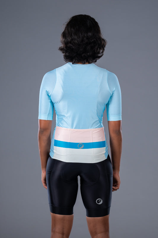 Women's Elite fit Ice Cycling Jersey backside view