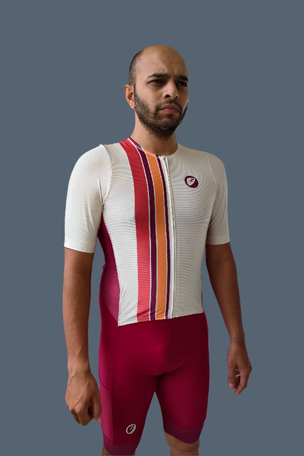 Mens Triathlon | Butterfly Trisuit | Ruby