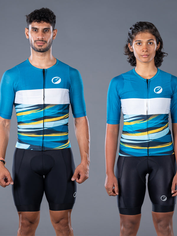 Men's and Women's Race fit Lightening Cycling Jersey 